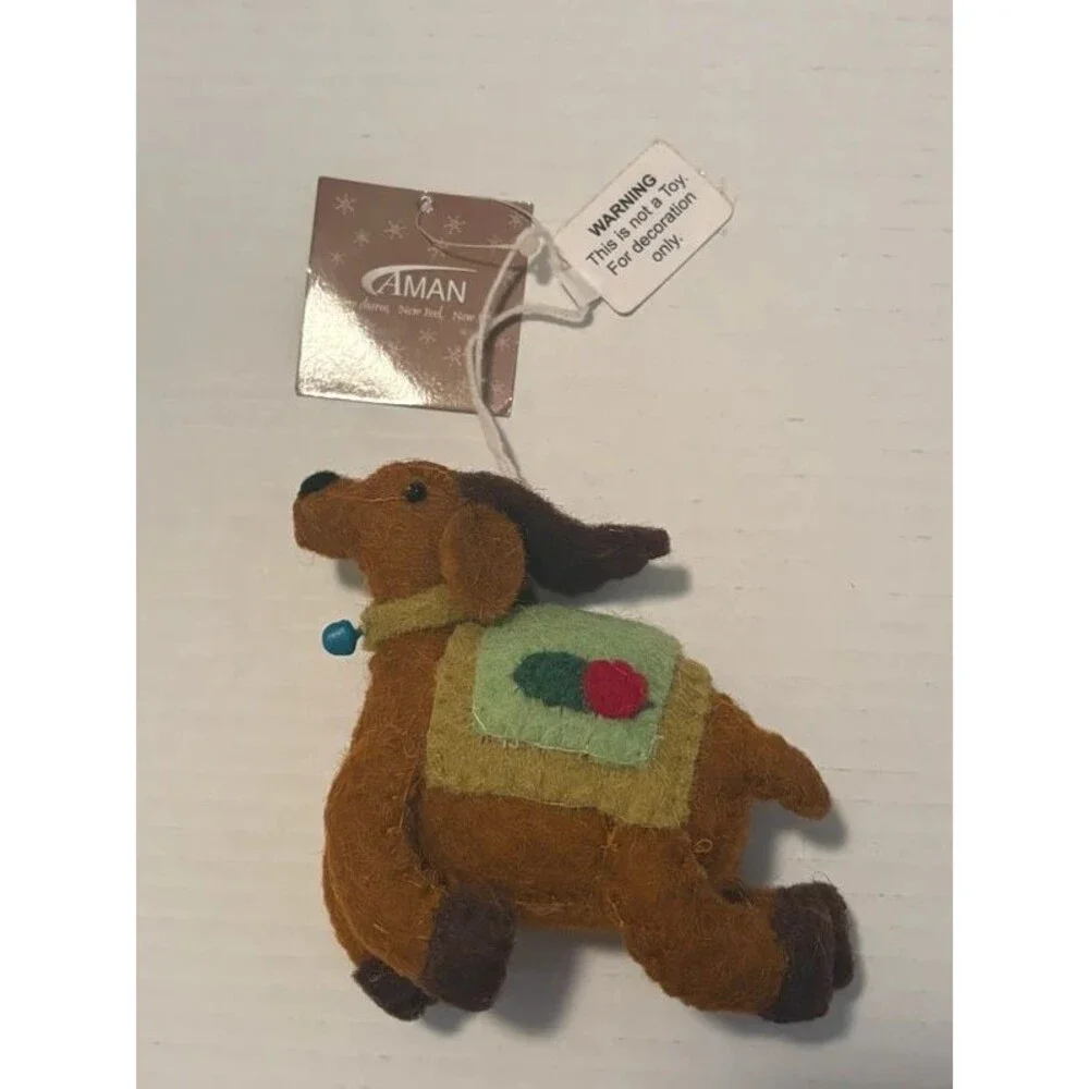Felt Reindeer Christmas Ornaments